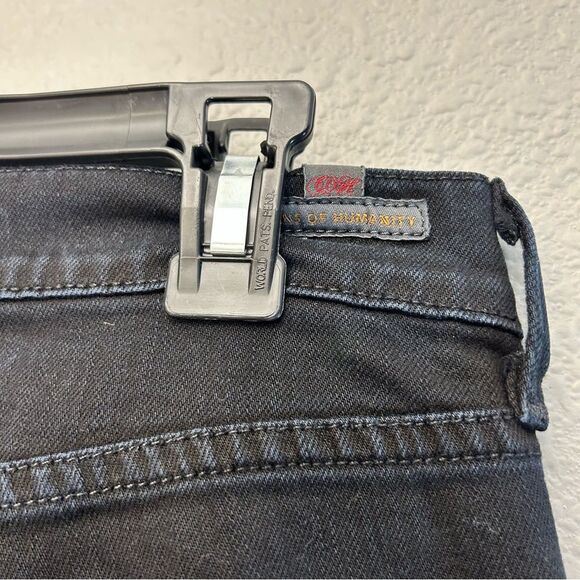 Citizens of Humanity COH Elson Medium Rise Straight Leg Black Jeans Size 28 - Picture 7 of 16